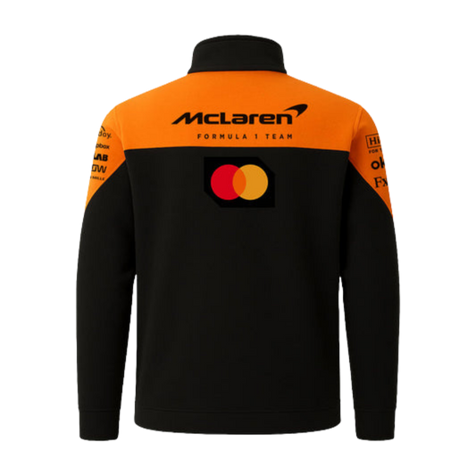 The MCL38 Spec 1/4 Zip Midlayer | Phantom & Papaya