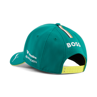 The Silverstone Team Cap | Racing Green & Lime