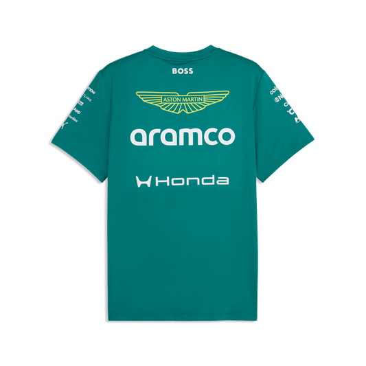The Silverstone Team Tee | Racing Green & Lime