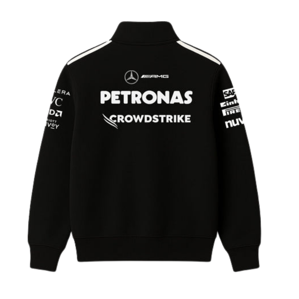 The W14 Track Jacket | Obsidian Black
