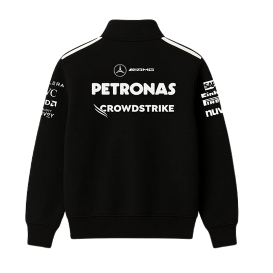 The W14 Track Jacket | Obsidian Black