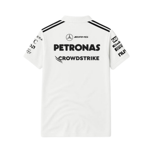 The W14 Spec Polo | Silver Arrow White