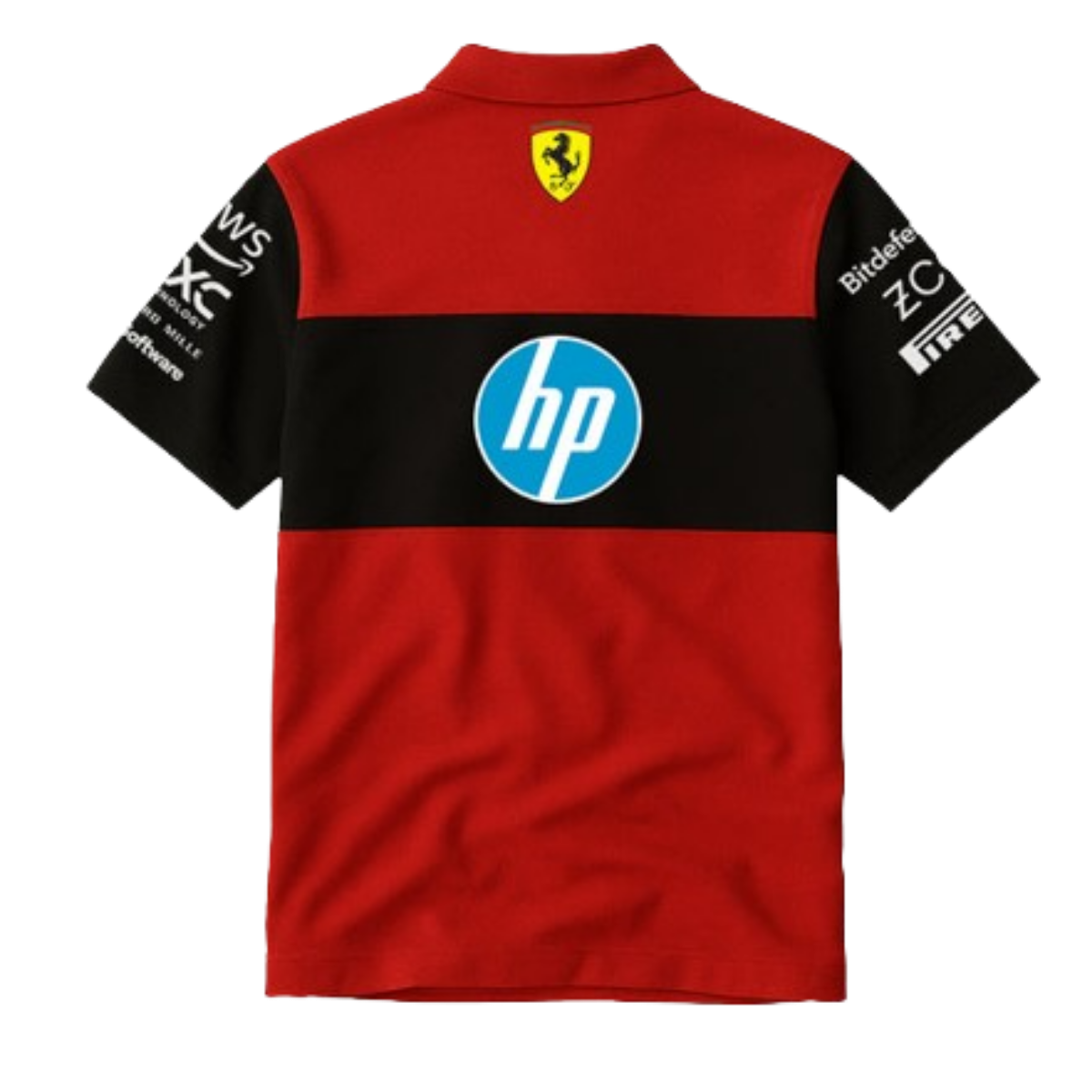 The F1-75 Heritage Polo | Rosso & Carbon
