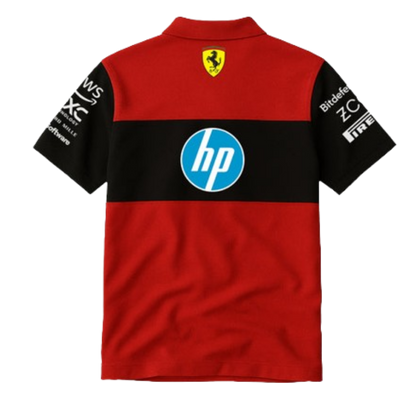 The F1-75 Heritage Polo | Rosso & Carbon