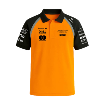 The MCL38 Spec Polo | Papaya & Phantom