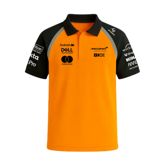 The MCL38 Spec Polo | Papaya & Phantom