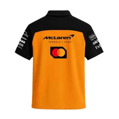 The MCL38 Spec Polo | Papaya & Phantom