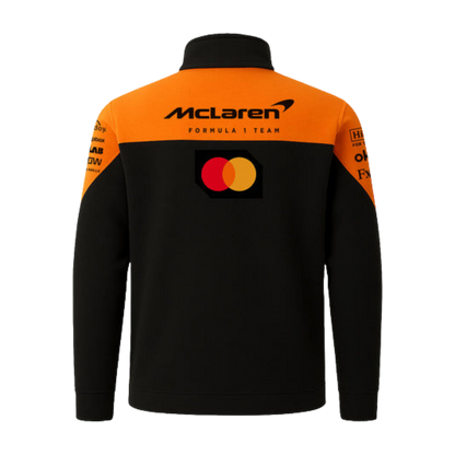 The MCL38 Spec 1/4 Zip Midlayer | Phantom & Papaya