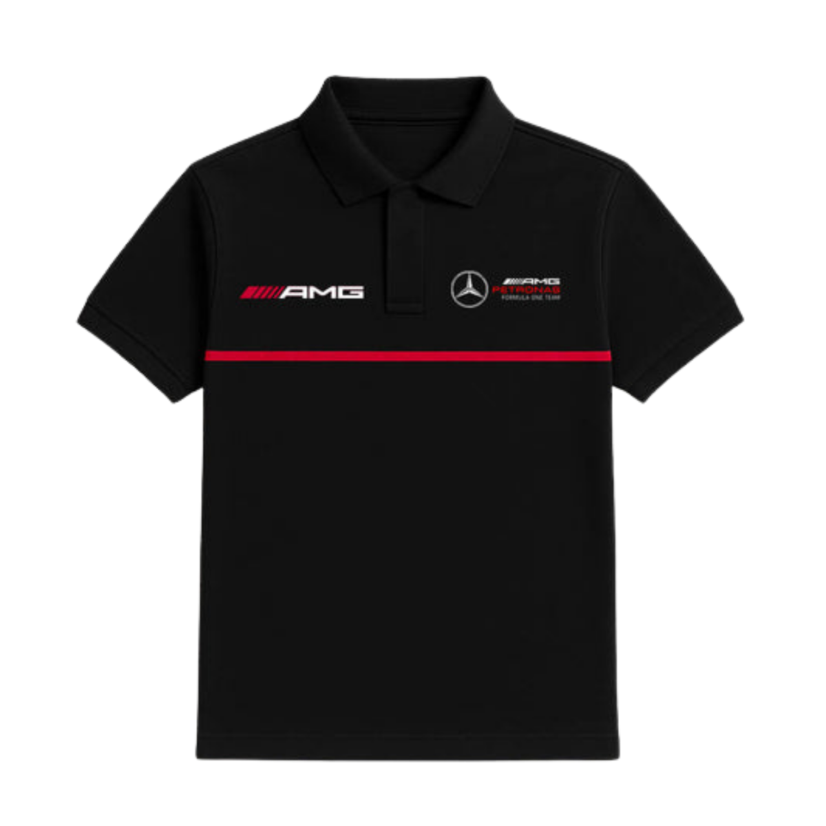 The W17 Spec Polo | Stealth Black & Velocity Red