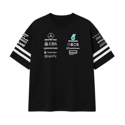 The W15 Spec Team Tee | Obsidian Black & Alternate White