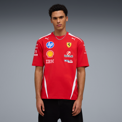 The SF-26 Spec Team Tee | Rosso Corsa & Bianco