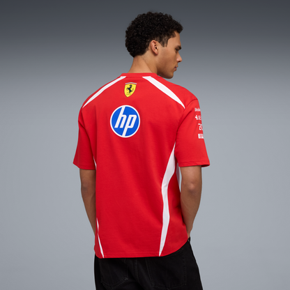 The SF-26 Spec Team Tee | Rosso Corsa & Bianco