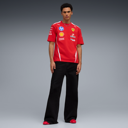 The SF-26 Spec Team Tee | Rosso Corsa & Bianco