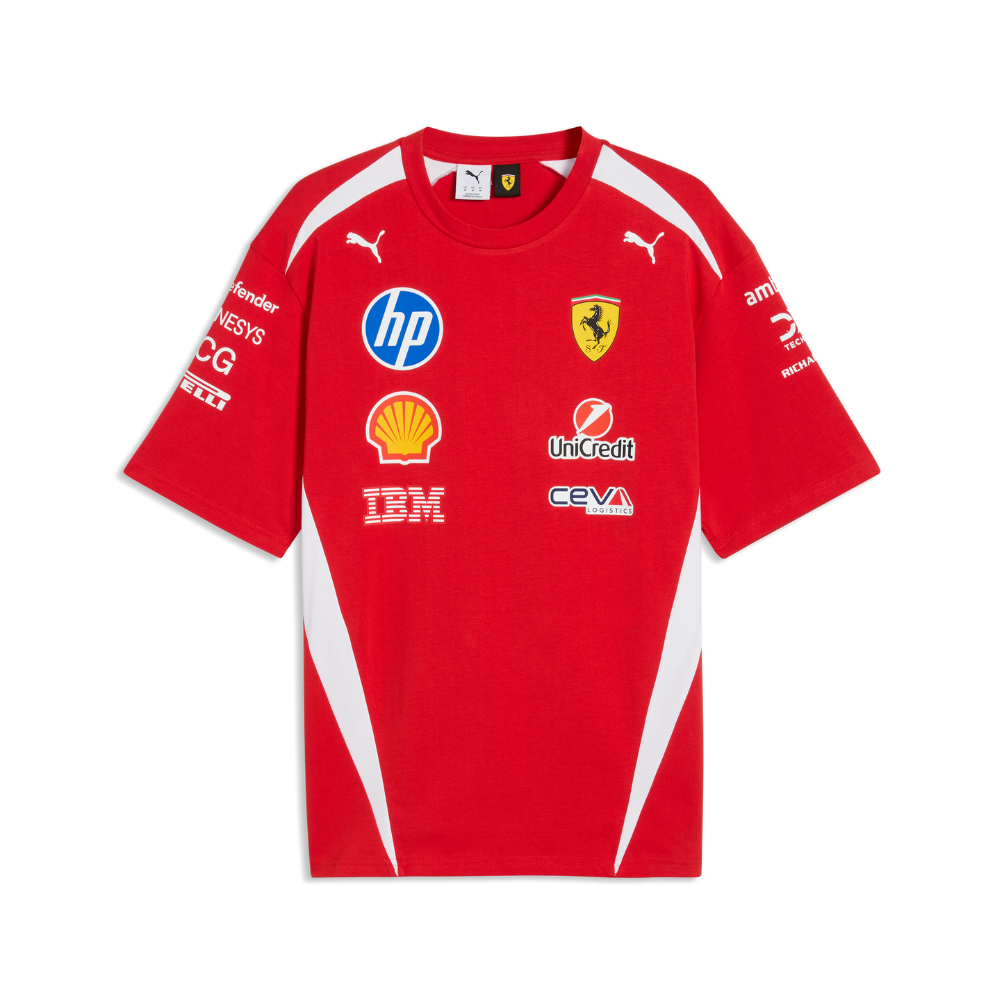 The SF-26 Spec Team Tee | Rosso Corsa & Bianco
