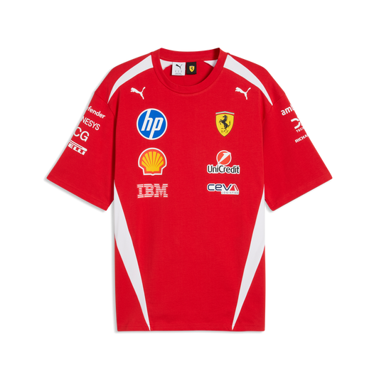 The SF-26 Spec Team Tee | Rosso Corsa & Bianco