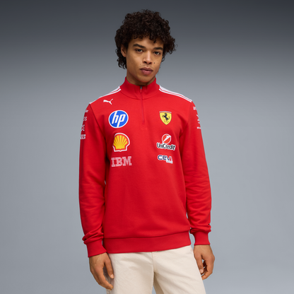 The SF-25 Spec Team Track Jacket | Rosso Corsa & Bianco