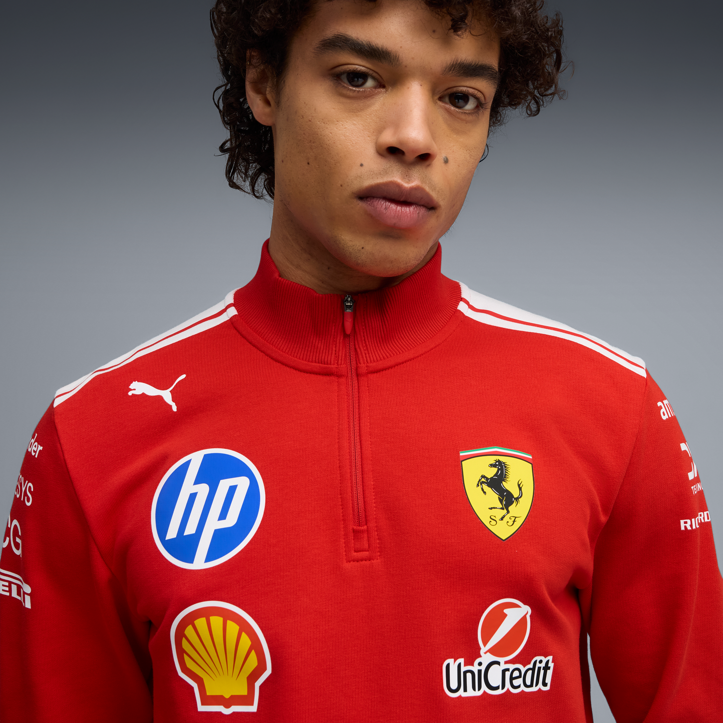 The SF-25 Spec Team Track Jacket | Rosso Corsa & Bianco