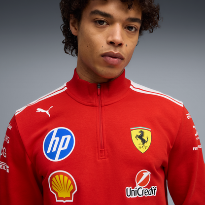 The SF-25 Spec Team Track Jacket | Rosso Corsa & Bianco