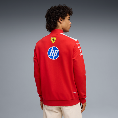The SF-25 Spec Team Track Jacket | Rosso Corsa & Bianco