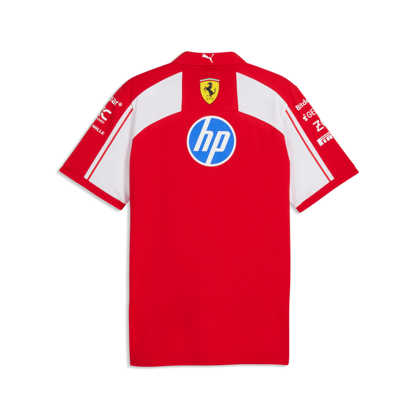 The SF-25 Spec Team Polo | Rosso Corsa & Bianco