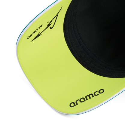 The Silverstone Team Cap | Racing Green & Lime
