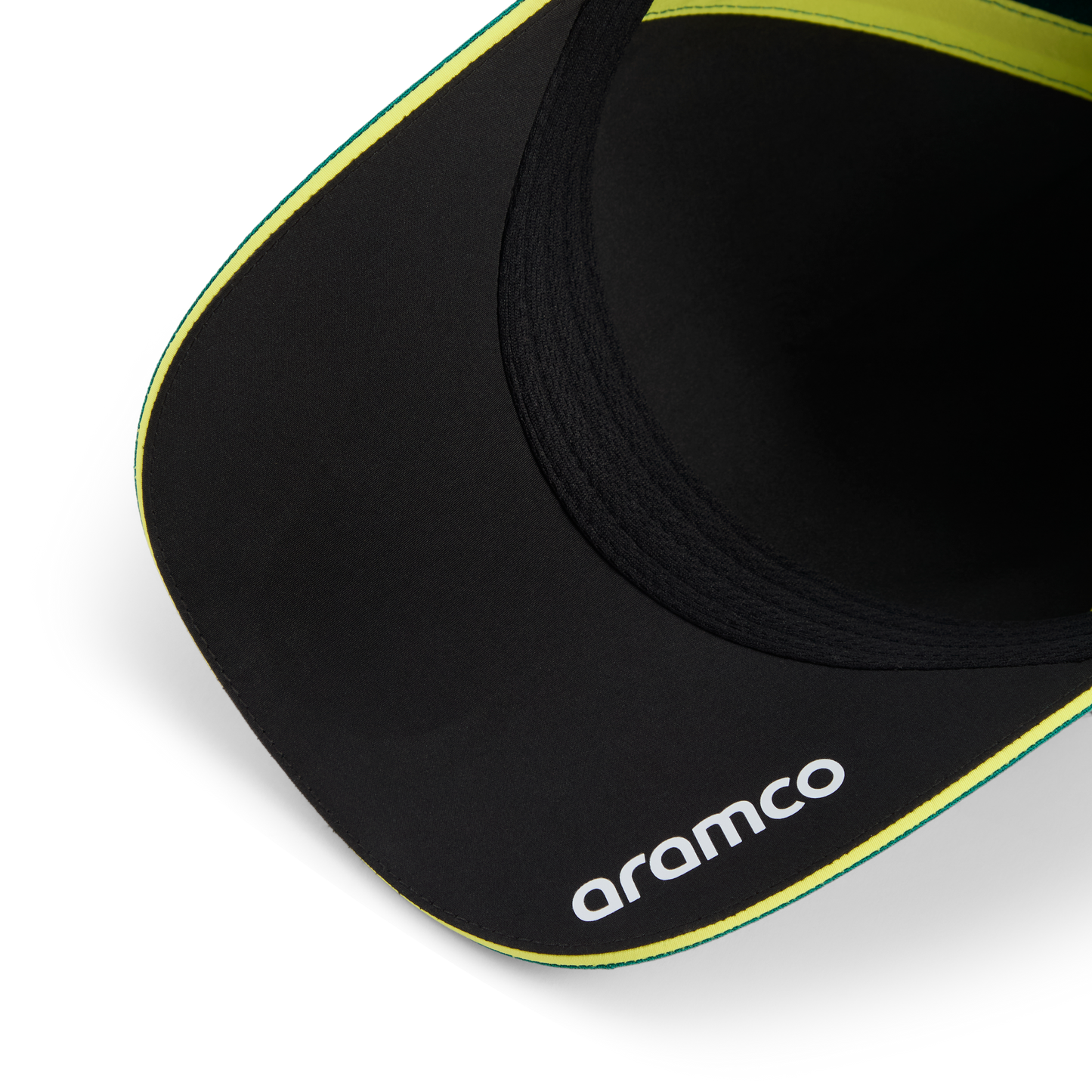 The Silverstone Team Cap | Stealth Black & Lime