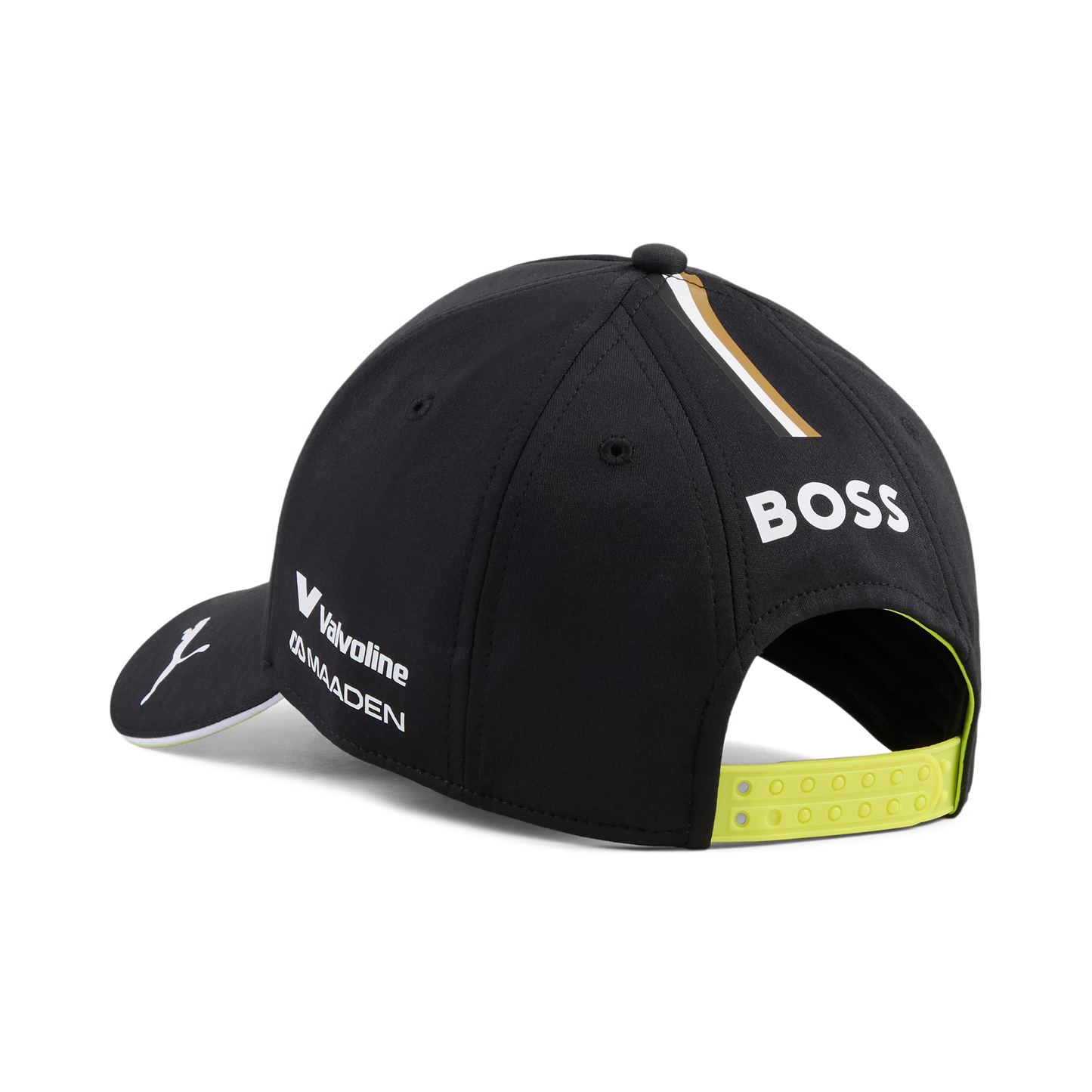 The Silverstone Team Cap | Stealth Black & Lime