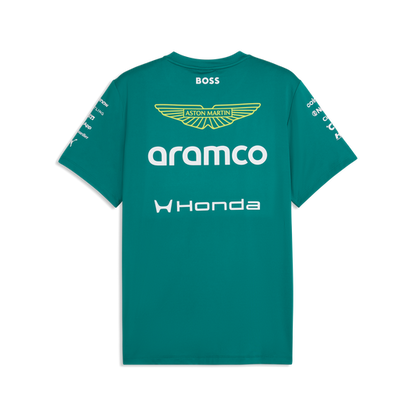 The Silverstone Team Tee | Racing Green & Lime
