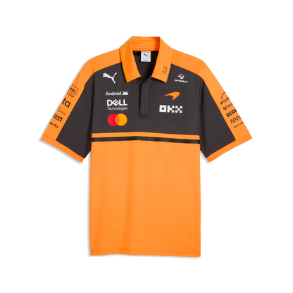 The Woking Pit Shirt Polo | Stealth Black & Papaya