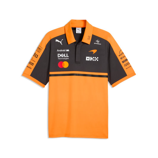 The Woking Pit Shirt Polo | Stealth Black & Papaya