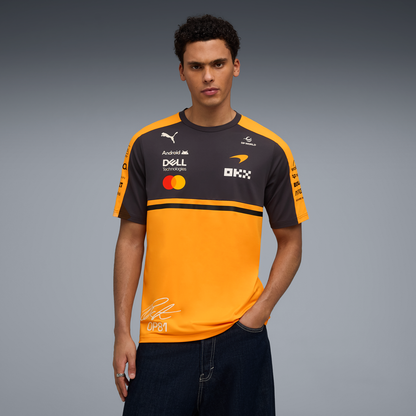 The Woking Pit Shirt Polo | Stealth Black & Papaya