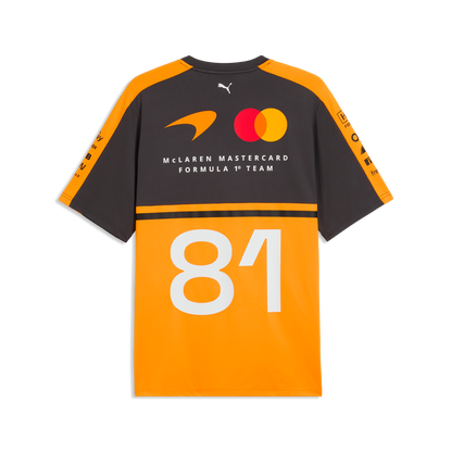 The OP81 Driver Tee | Papaya Pinstripe
