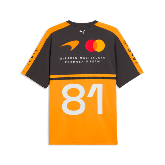 The OP81 Driver Tee | Papaya Pinstripe