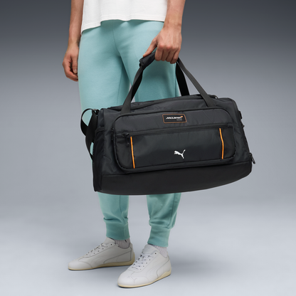 The Woking Duffel Bag | Stealth Black & Papaya