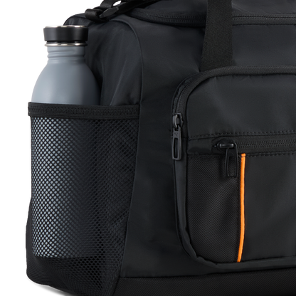 The Woking Duffel Bag | Stealth Black & Papaya