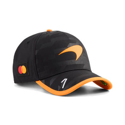 The LN1 Driver Cap | Stealth Black & Papaya