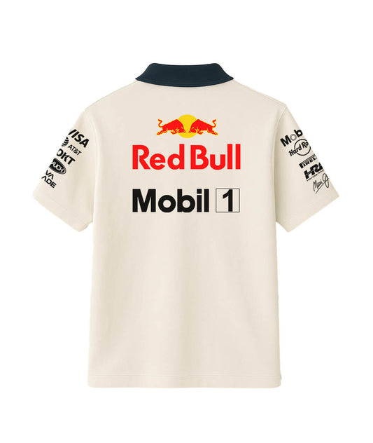 Red Bull Racing F1 2023 Team Polo – White Edition