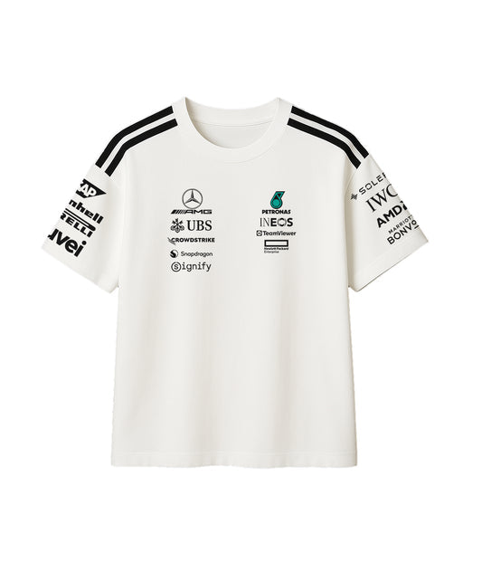 Mercedes F1 Team T-Shirt – Precision Black / White (2023)