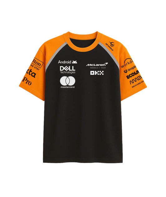 McLaren F1 2023 Team T-Shirt – Papaya Black Edition