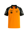 McLaren 2023 Team Polo – Papaya Black Edition