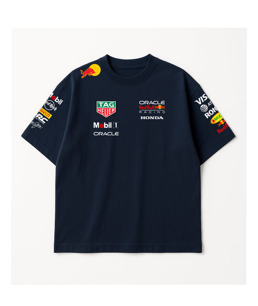Red Bull Racing F1 2023 Team T-Shirt – Sponsor Edition (Navy)